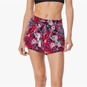 Kanu Surf Darren Stretch UPF 50+ Active Swim and Workout Boardshort, Eden Pink 6